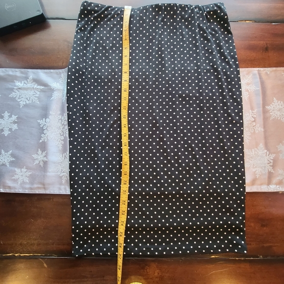 NWT Philosophy black/white polkadot skirt Large - Picture 5 of 8